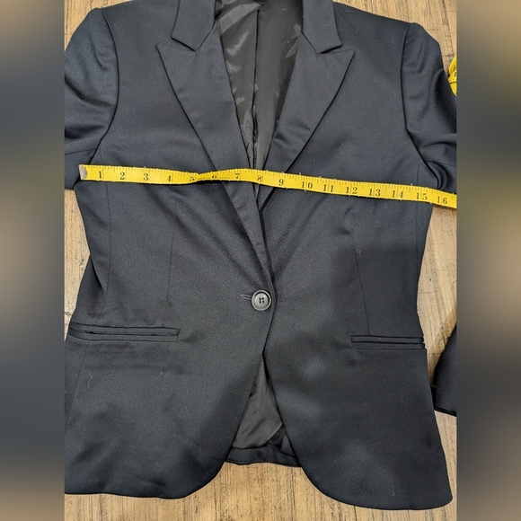 Express Design Studio Blazer, Black, Size 2 - Picture 7 of 9